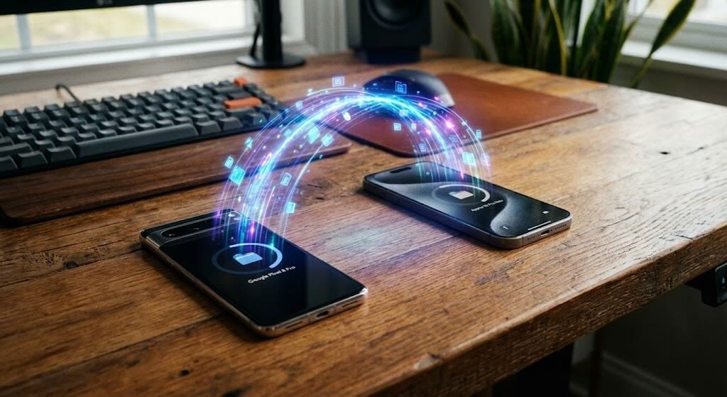 Android sắp gửi được file sang iPhone mượt như AirDrop? Feature Image