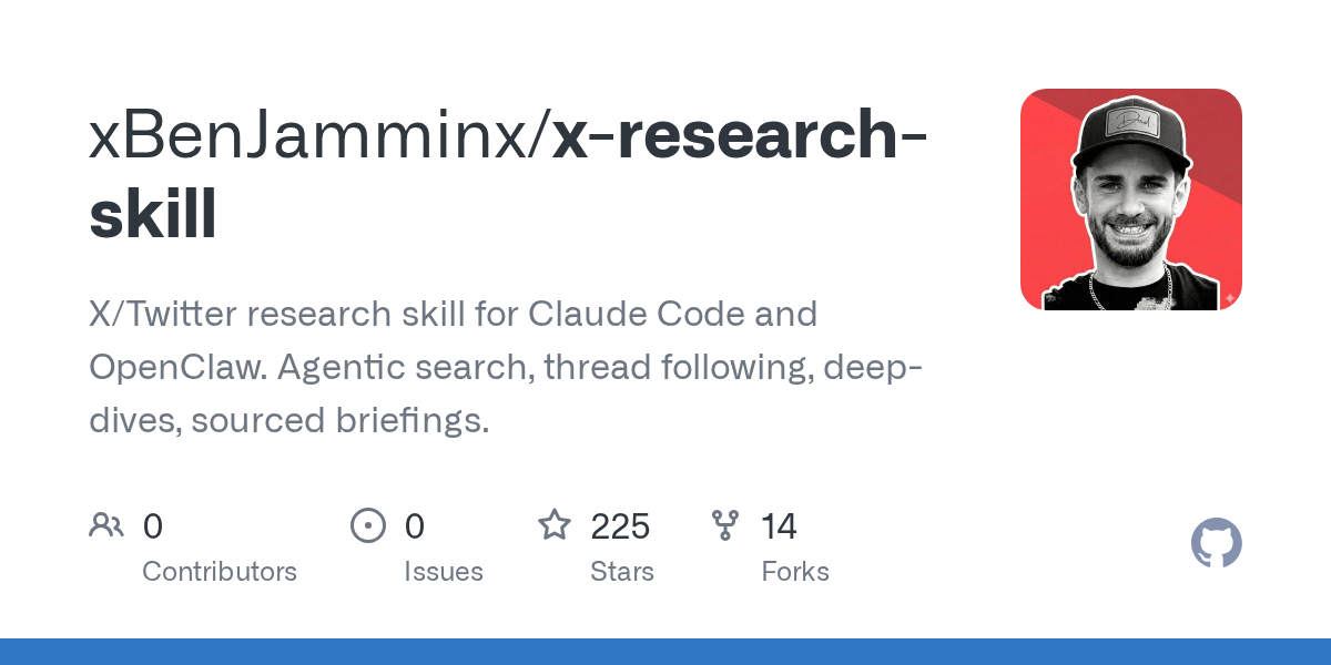 x-research-skill: Công cụ nghiên cứu X miễn phí cho Claude Code Feature Image