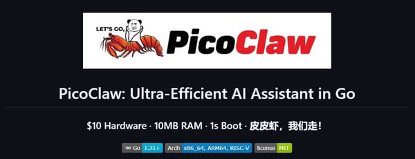 PicoClaw: Trợ lý AI siêu nhẹ chạy mượt chỉ với 10MB RAM Feature Image