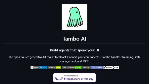 Tambo AI: Cuộc cách mạng Generative UI cho ứng dụng React Feature Image
