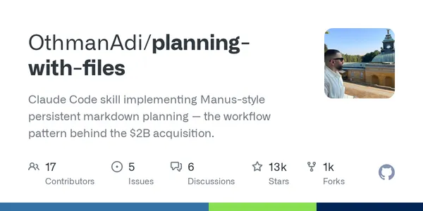 Làm việc như startup 2 tỷ USD với Planning with Files Feature Image